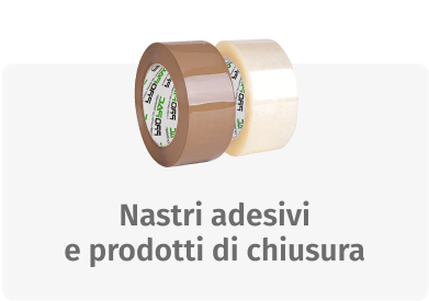 Nastri adesivi e prodotti di chiusura